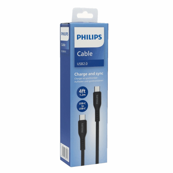Cable Usb Tipo C A Usb Tipo C Philips PD 60W 1.2mt